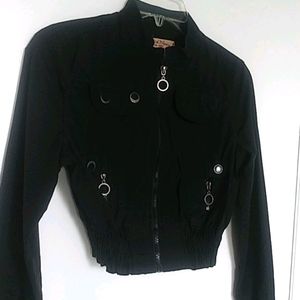 Paris Blues Black Crop Jacket
